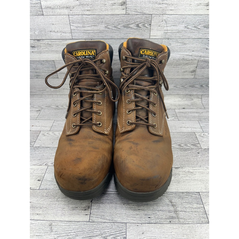 Carolina Work‎ Boots Waterproof Non Slip Leather Steel Toe Men 14D